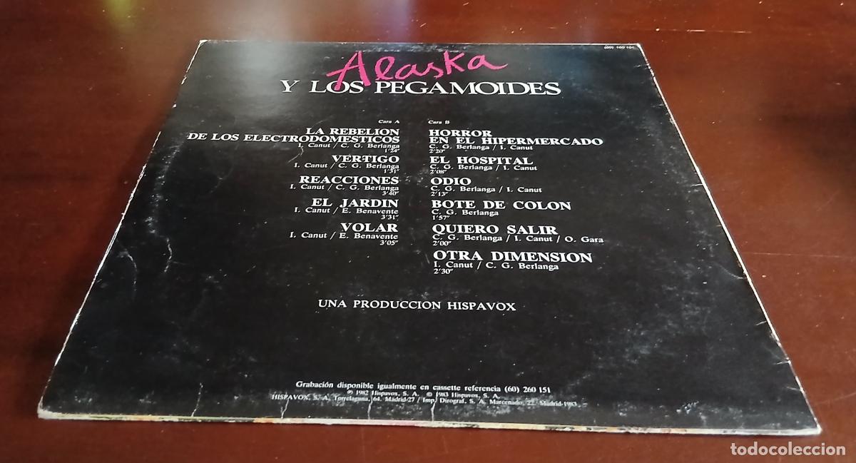 Discos de vinilo: ALASKA Y LOS PEGAMOIDES - HISPAVOX - LP - 1983 - Foto 2