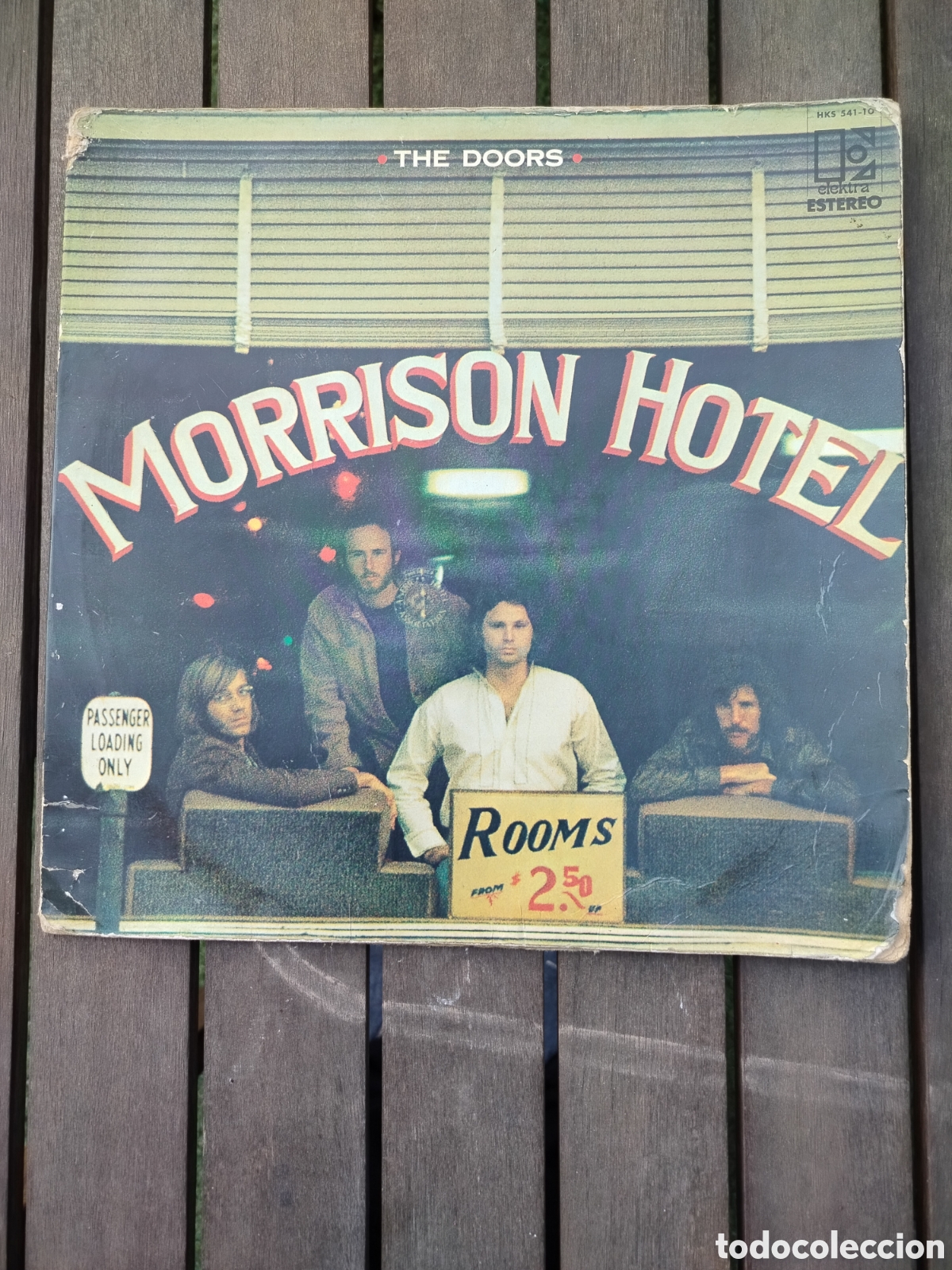 Discos de vinilo: The Doors LP Car&aacute;tula Defectuosa - Foto 1