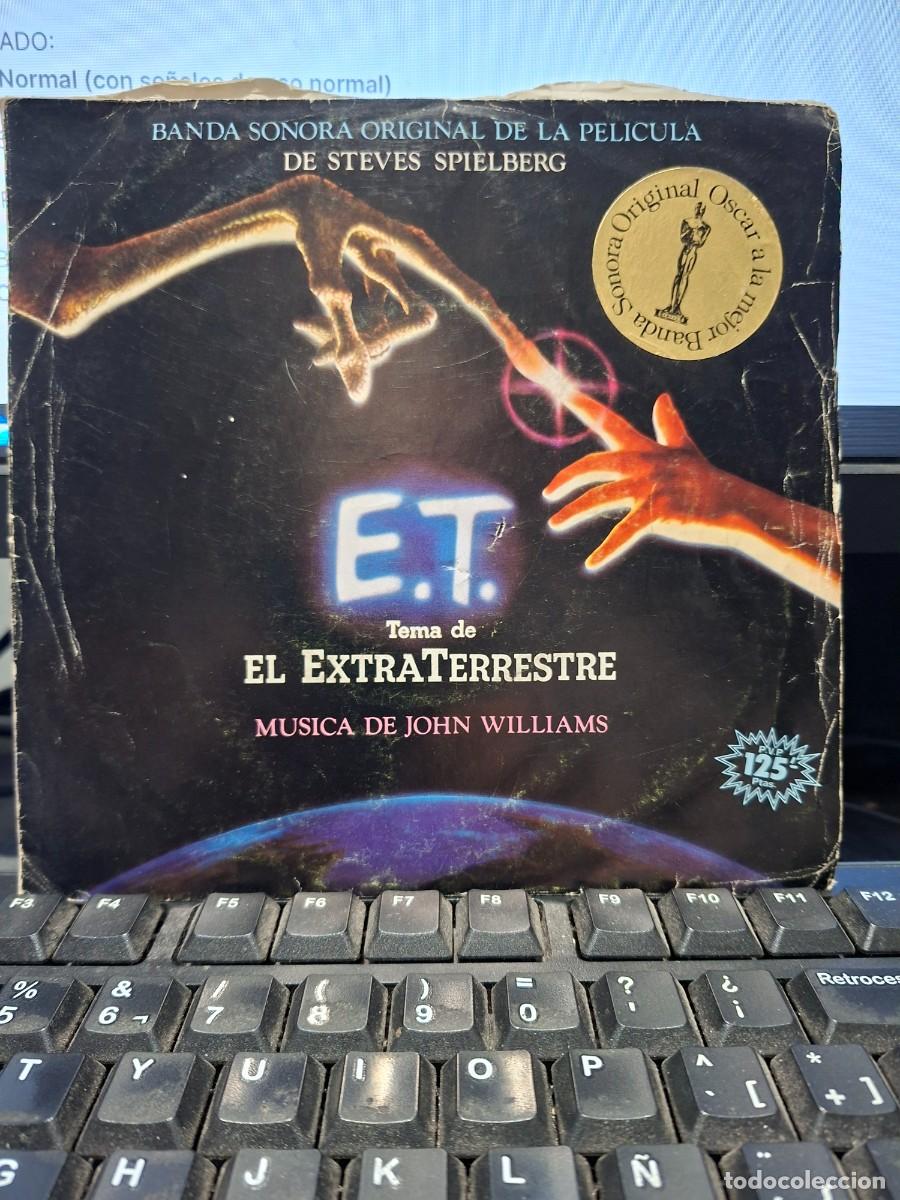 Discos de vinilo: JOHN WILLIAMS - E T EL EXTRATERRESTRE BSO DE LA PELICULA - SINGLE DE VINILO C - 45 - Foto 1