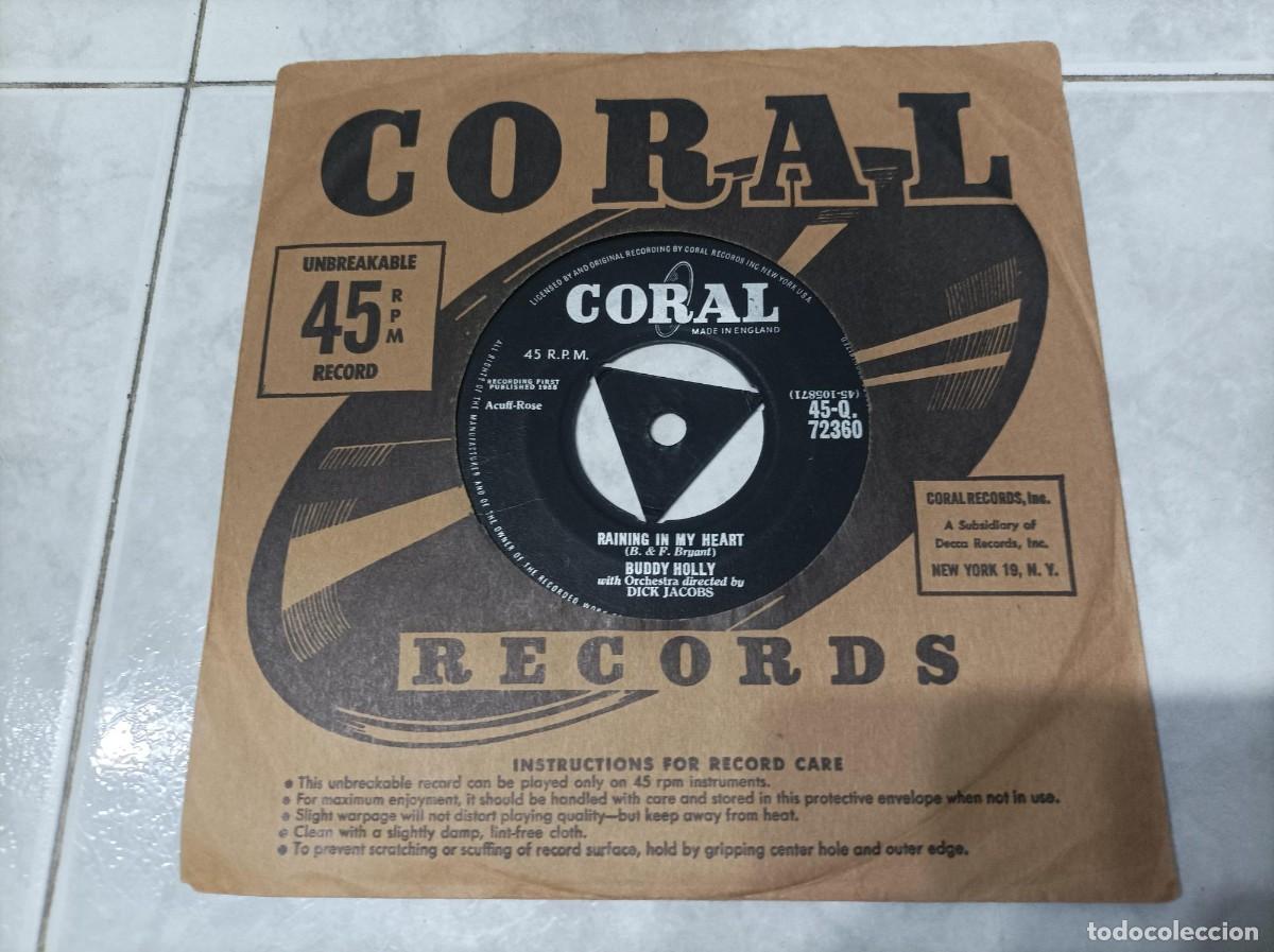 Discos de vinilo: Buddy Holly single original USA - Foto 2