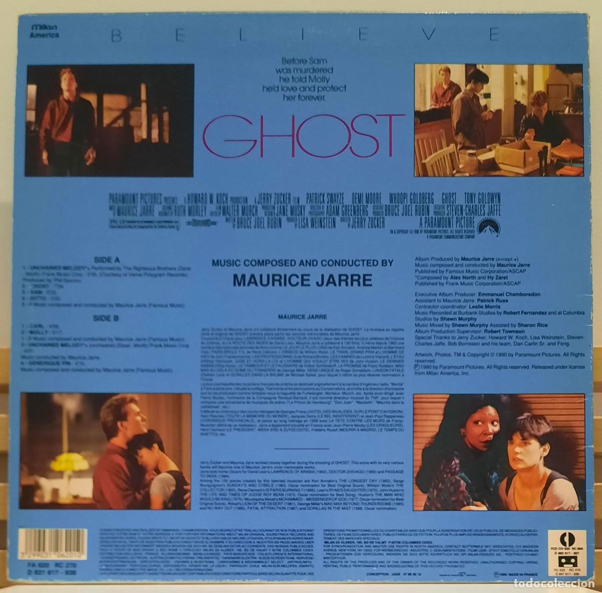 Discos de vinilo: BSO - GHOST (Original Motion Picture Soundtrack) - (LP) - Foto 2