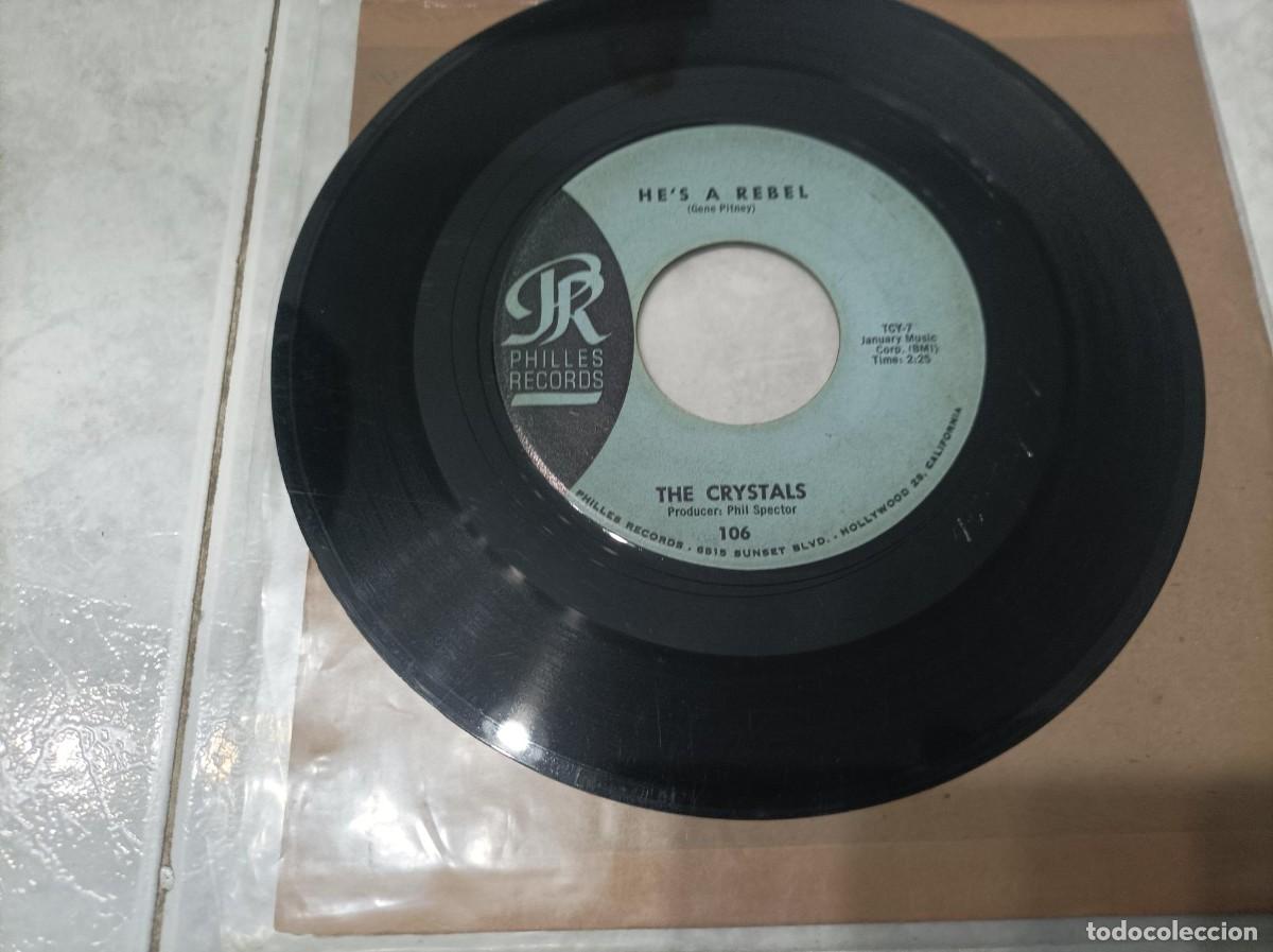 Discos de vinilo: The Crystals single original USA - Foto 1