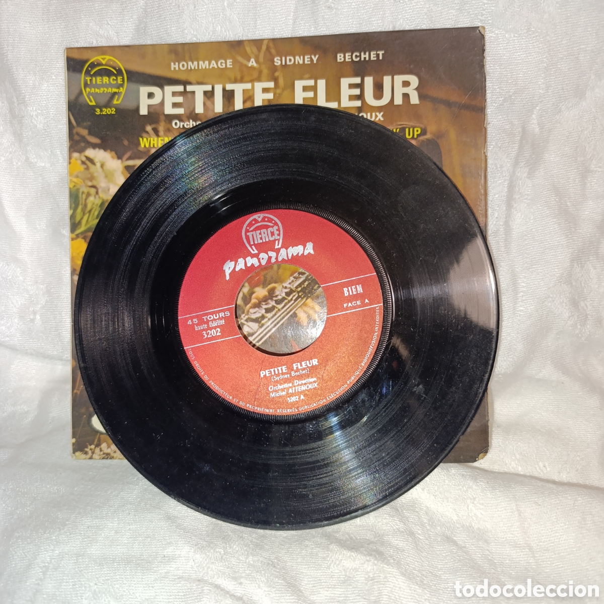 Discos de vinilo: Hommage &agrave; Sidney Bechet - Petite Fleur&rdquo;.&nbsp;Disco vinilo EPs, - Foto 3