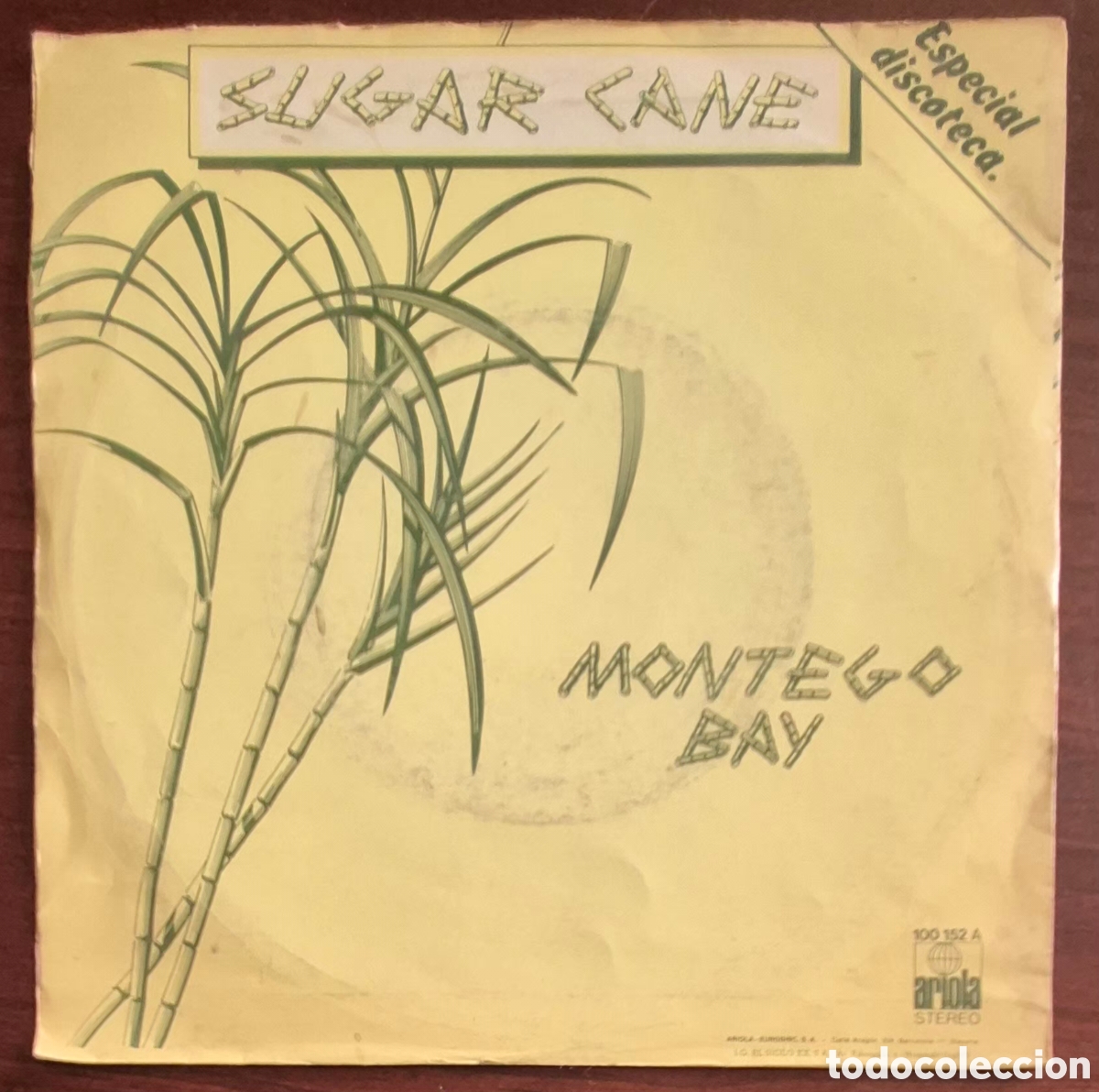 Discos de vinilo: SINGLE - SUGAR CANE - MONTEGO BAY - 1978 ESPA&Ntilde;A - Foto 2