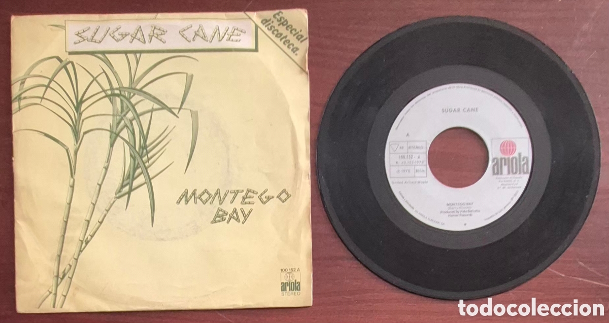 Discos de vinilo: SINGLE - SUGAR CANE - MONTEGO BAY - 1978 ESPA&Ntilde;A - Foto 3