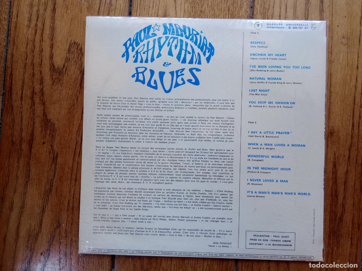 Discos de vinilo: Paul Mauriat - rhythm & blues - Foto 2