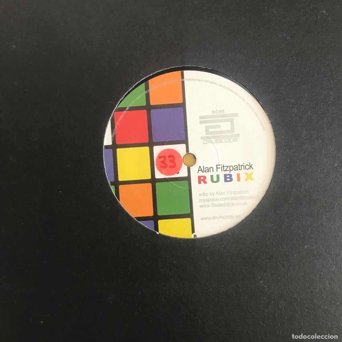 Discos de vinilo: ALAN FITZPATRICK - STATIC / RUBIX - 12&rdquo; MAXISINGLE DRUMCODE 2009 - Foto 1