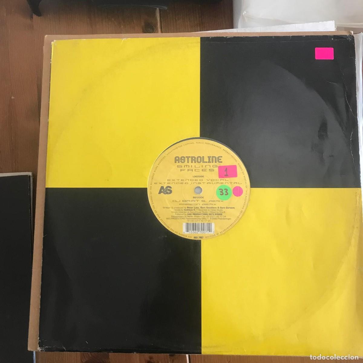 Discos de vinilo: ASTROLINE - SMILING FACES - 12&rdquo; MAXISINGLE A&S 1998 - Foto 1