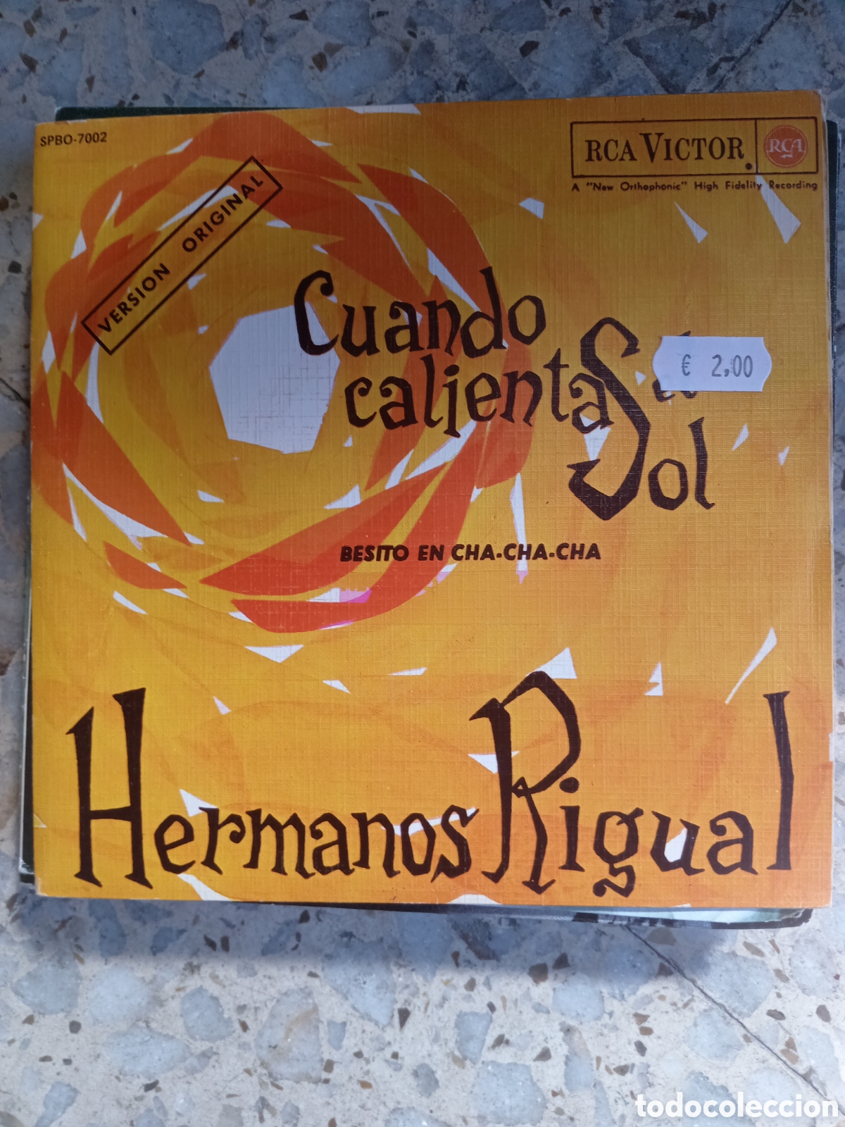 Discos de vinilo: SGL HERMANAS RIGUAL CUANDO CALIENTA EL SOL 1972 - Foto 1