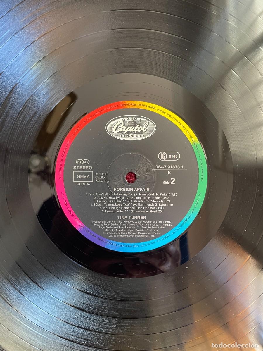 Discos de vinilo: Tina Turner &ndash; Foreign Affair - Foto 7