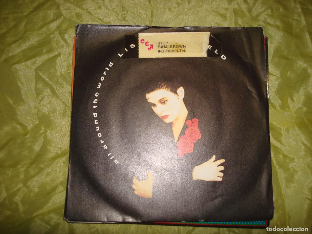 Discos de vinilo: SAM BROWN. STOP / BLUE SOLDIER. A M, 1988. EDC. UK - Foto 1
