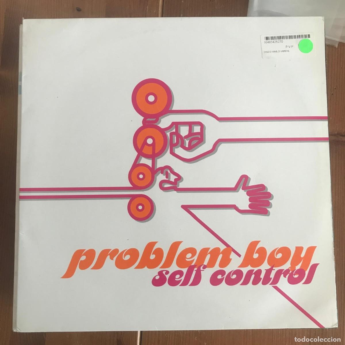 Discos de vinilo: PROBLEM BOY - SELF CONTROL - 12&rdquo; MAXISINGLE INSOLENT TRACKS 1998 - Foto 1