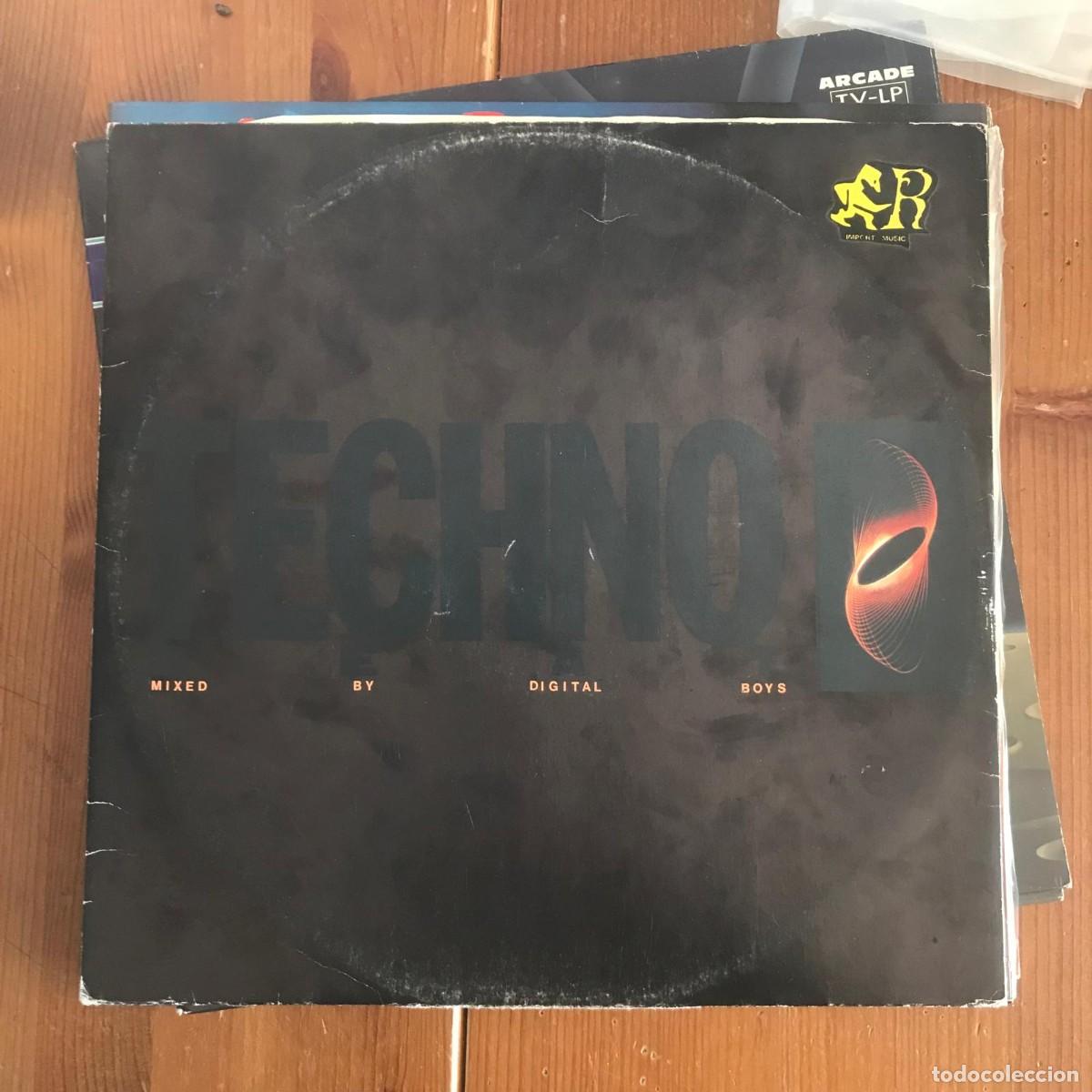 Discos de vinilo: VV.AA. - TECHNO BEAT MIXED BY DIGITAL BOYS - LP FLYING 1990 - Foto 1