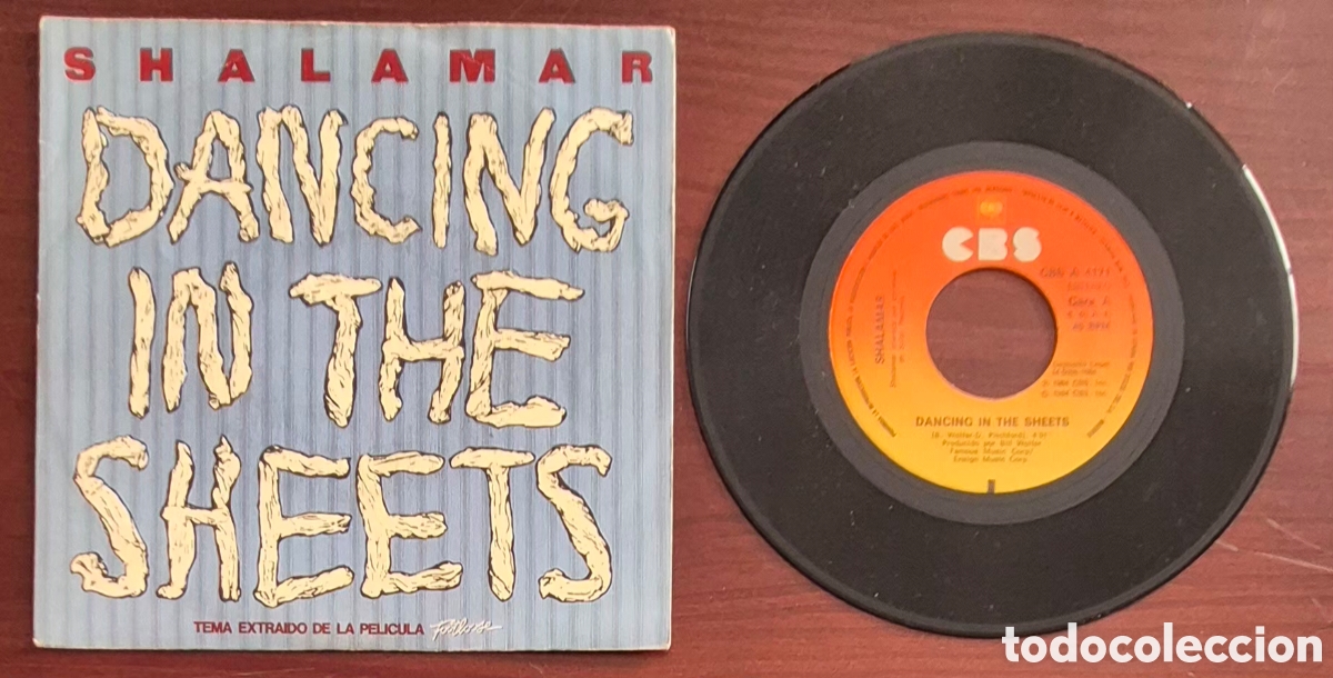 Discos de vinilo: SINGLE - SHALAMAR - DANCING IN THE SHEETS - 1984 ESPA&Ntilde;A - Foto 3