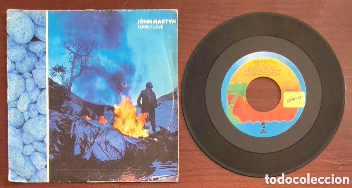 Discos de vinilo: SINGLE - JOHN MARTYN - LONELY LOVE - 1986 ESPA&Ntilde;A - Foto 3