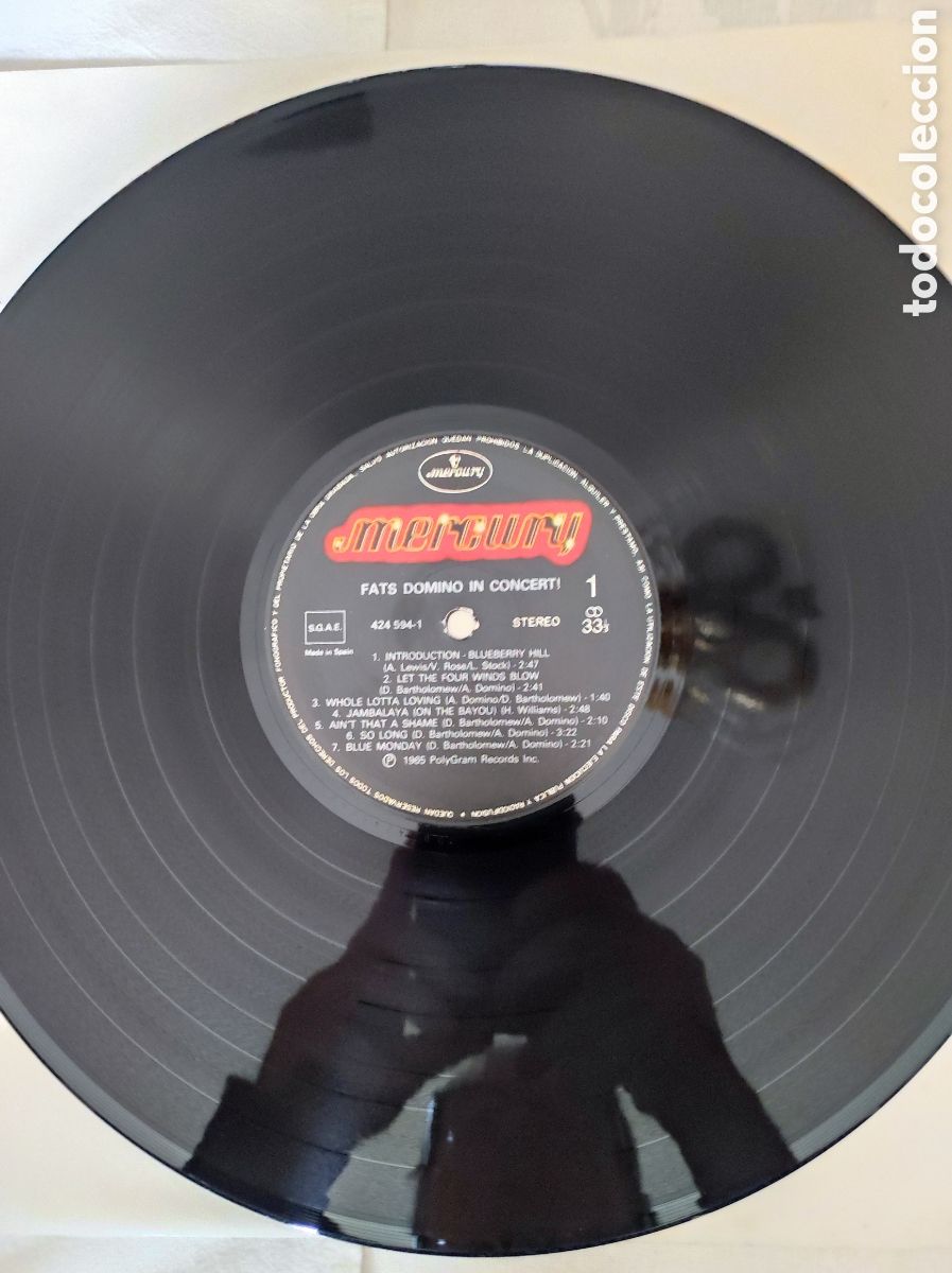 Discos de vinilo: FATS DOMINO - IN CONCERT! - Foto 3