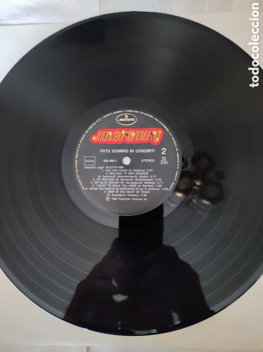 Discos de vinilo: FATS DOMINO - IN CONCERT! - Foto 4