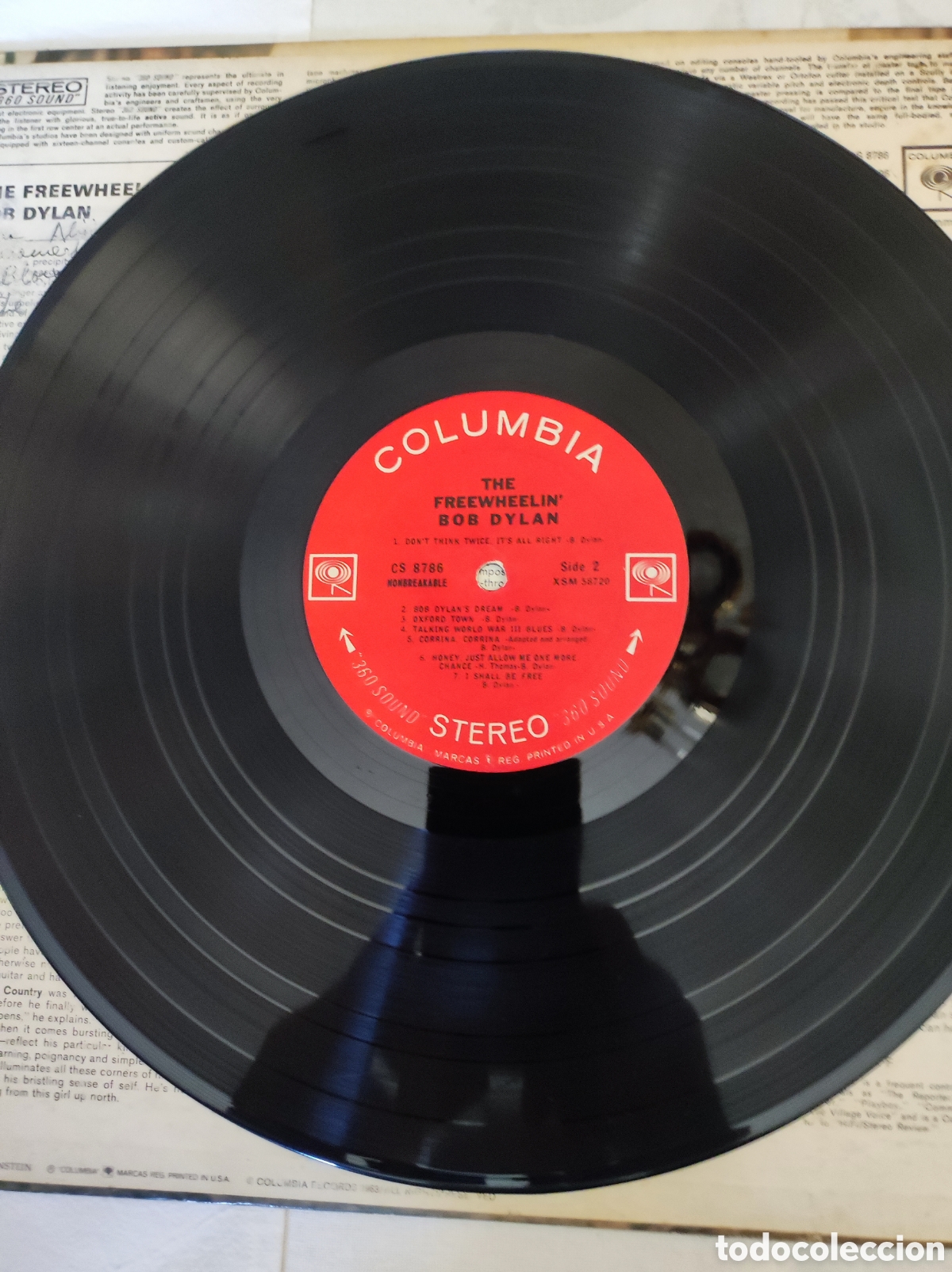Discos de vinilo: BOB DYLAN - THE FREEWHEELIN - Foto 4