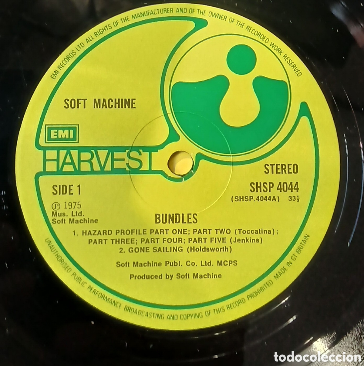 Discos de vinilo: Soft Machine - Bundles /// Edt. UK 1975) vg+ - Foto 2