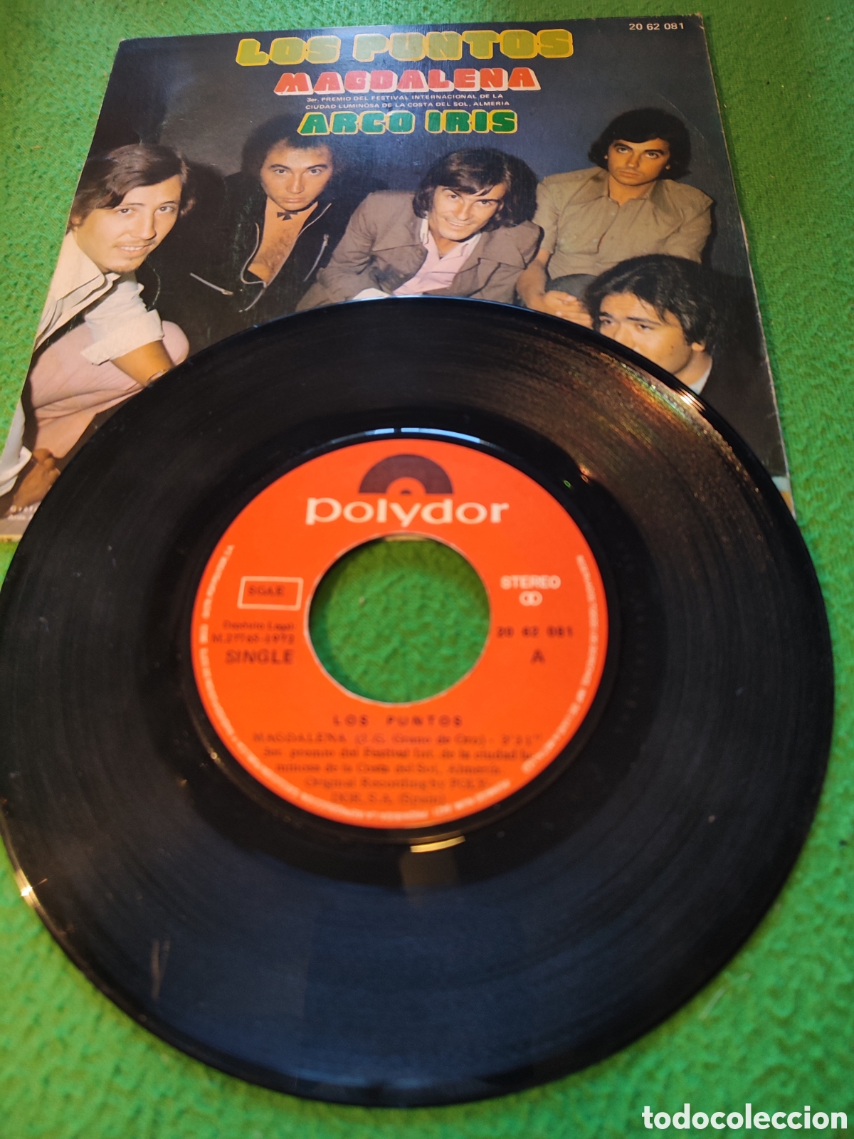 Discos de vinilo: Los Puntos - Magdalena/ Arco iris - Foto 2