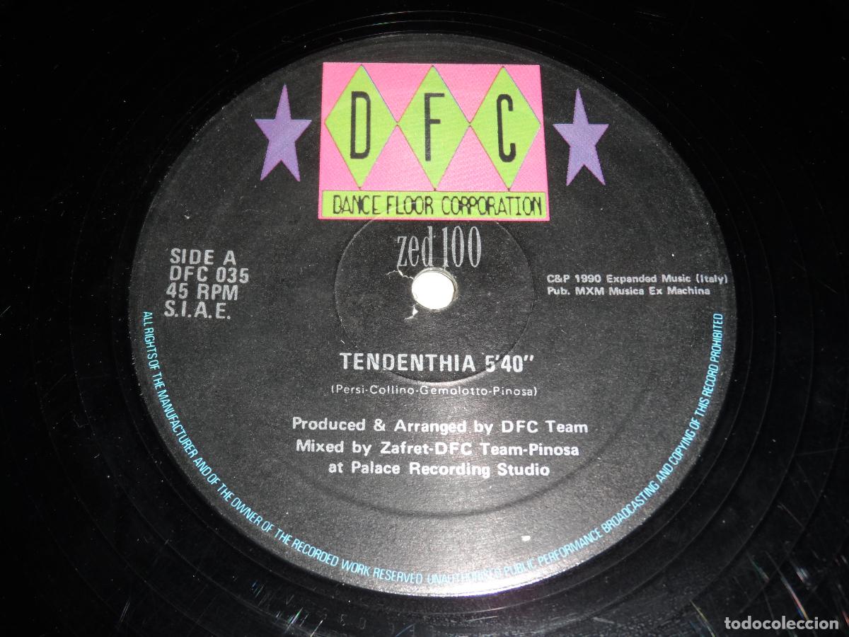 Discos de vinilo: Zed 100 &lrm;&ndash; Tendenthia (ITALY 1990) - Foto 3