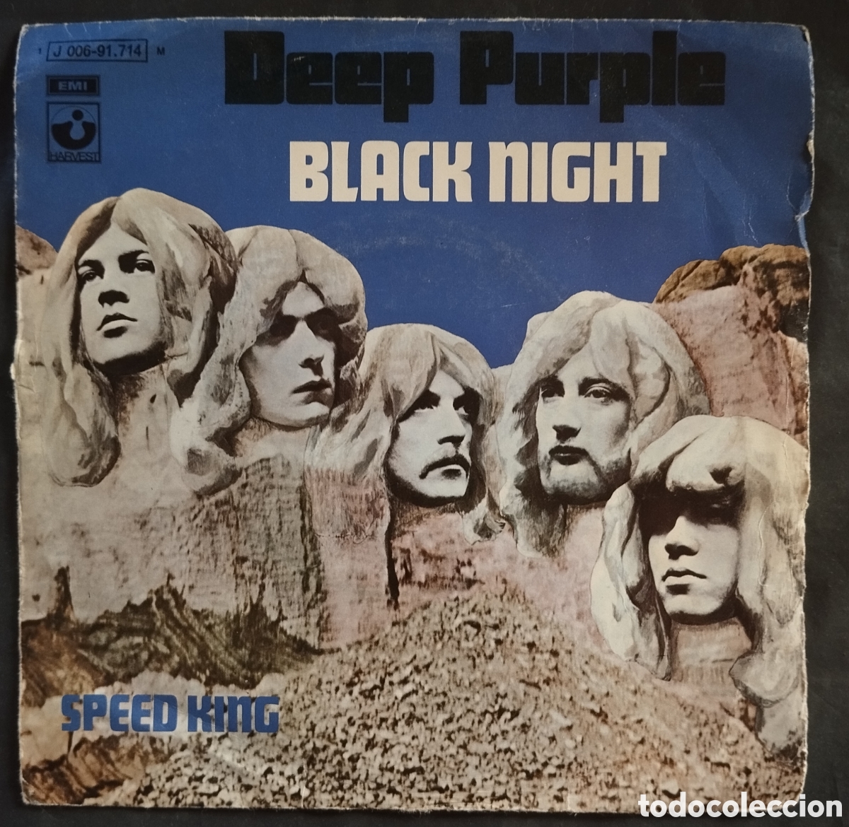Discos de vinilo: Deep Purple - Black Night / Speed King - single - Foto 1