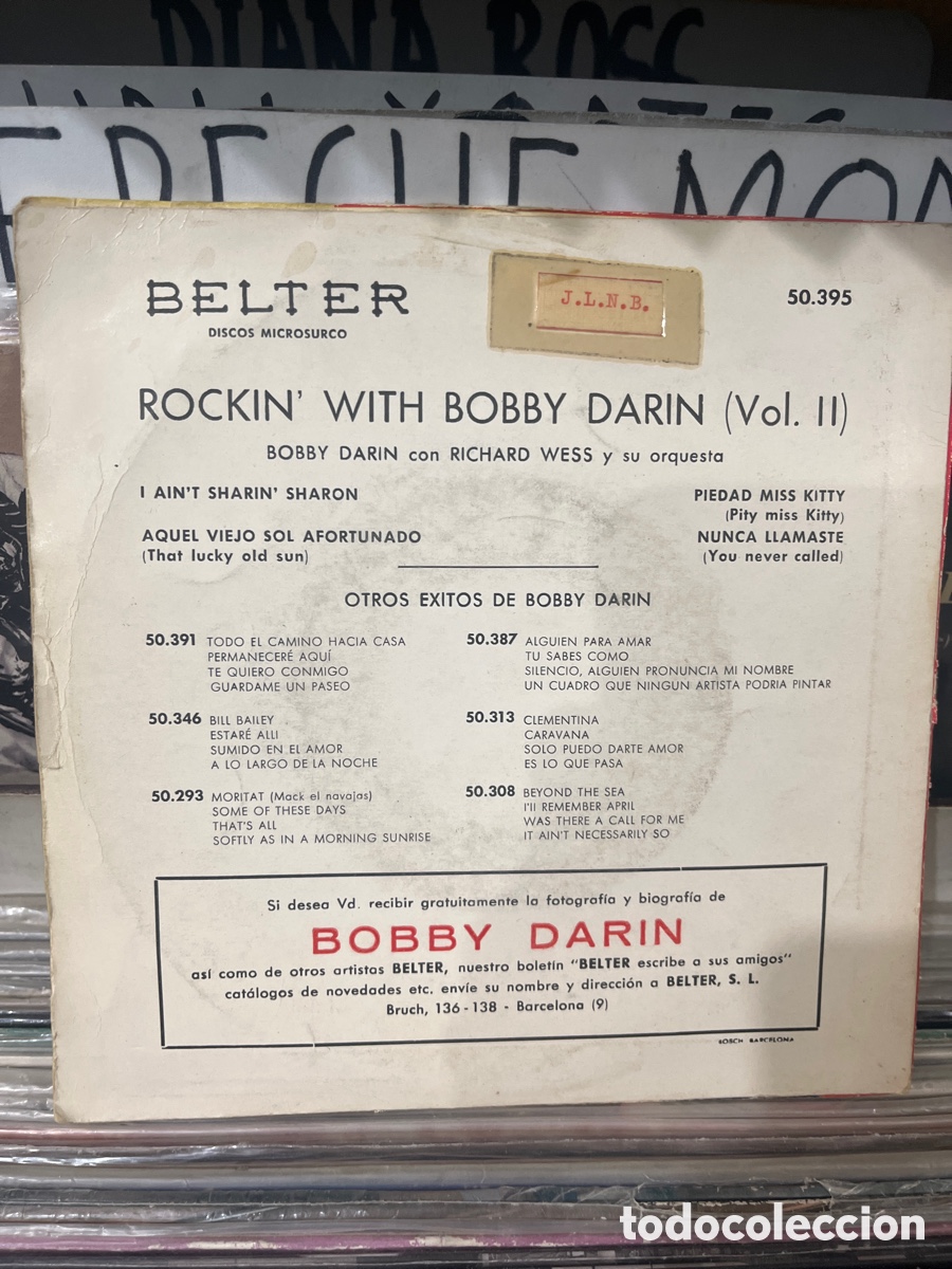Discos de vinilo: rockin with bobby darin - Foto 2