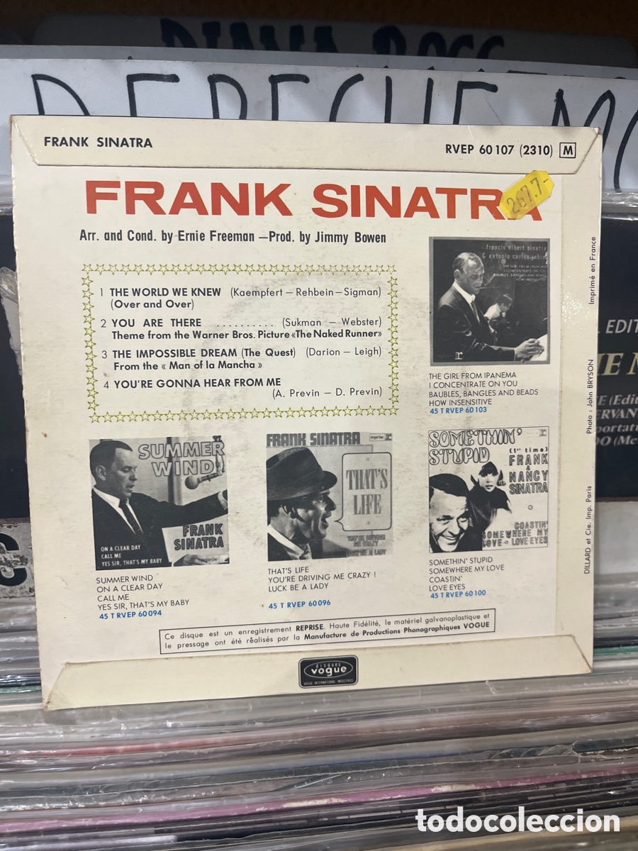 Discos de vinilo: the world we knew frank sinatra - Foto 2