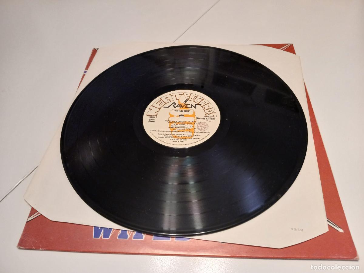 Discos de vinilo: Raven &ndash; Wiped Out- (1982) LP disco vinilo - Foto 4