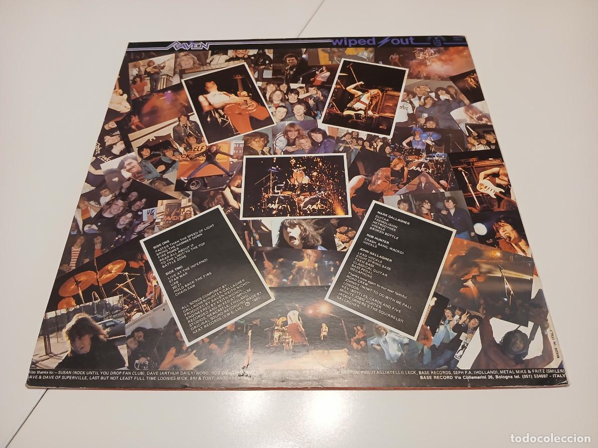 Discos de vinilo: Raven &ndash; Wiped Out- (1982) LP disco vinilo - Foto 7