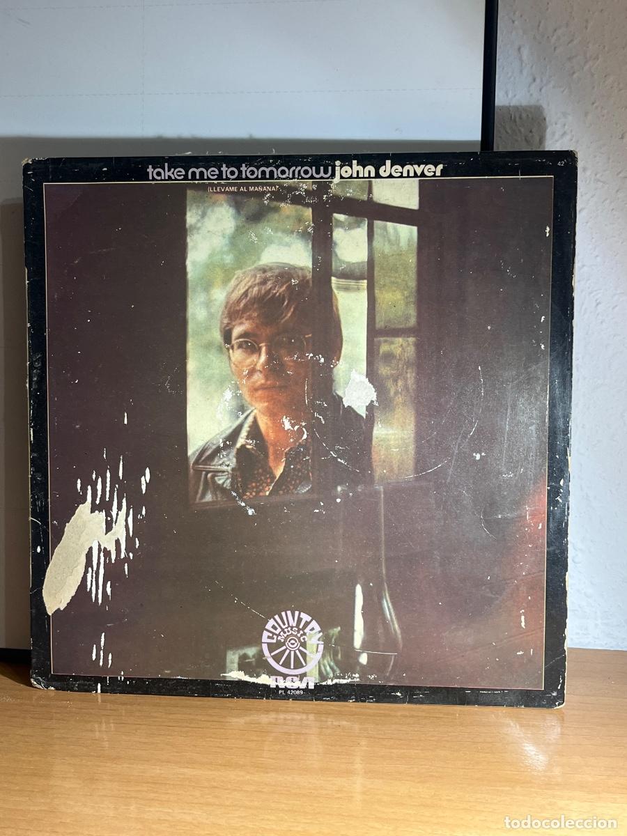 Discos de vinilo: John Denver Take me to tomorrow disco vinilo - Foto 1