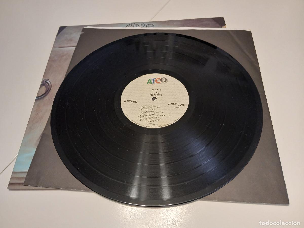 Discos de vinilo: Axe &ndash; Nemesis- (1983) LP disco vinilo - Foto 4