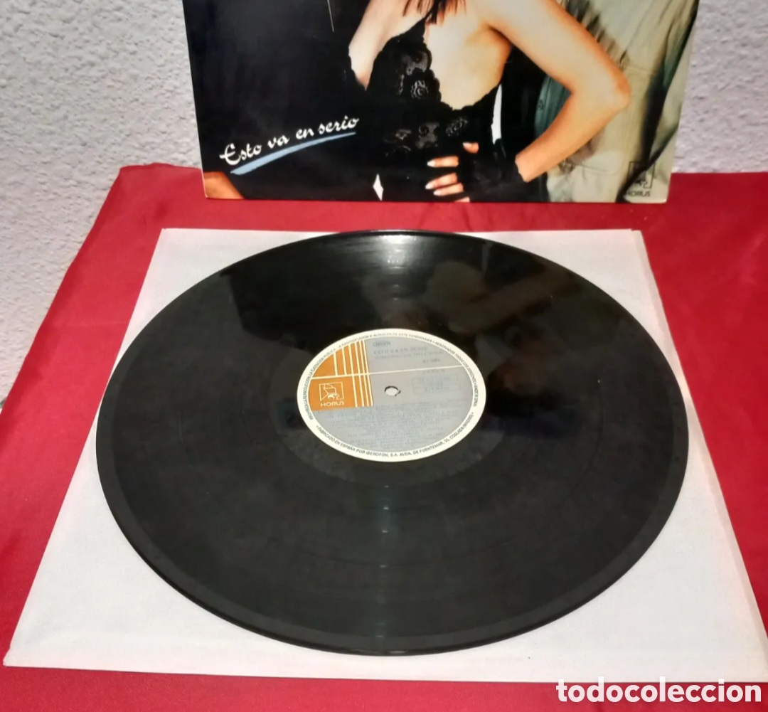 Discos de vinilo: Lp SOMBRAS DE INTERIOR/ESTO VA EN SERIO(1991 SPAIN ) - Foto 4