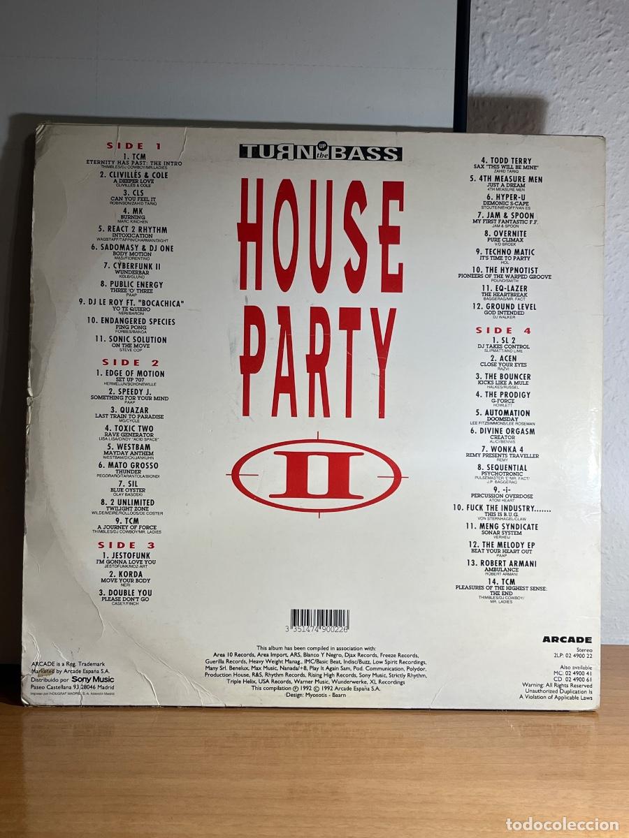 Discos de vinilo: House party II LP disco Vinilo - Foto 2