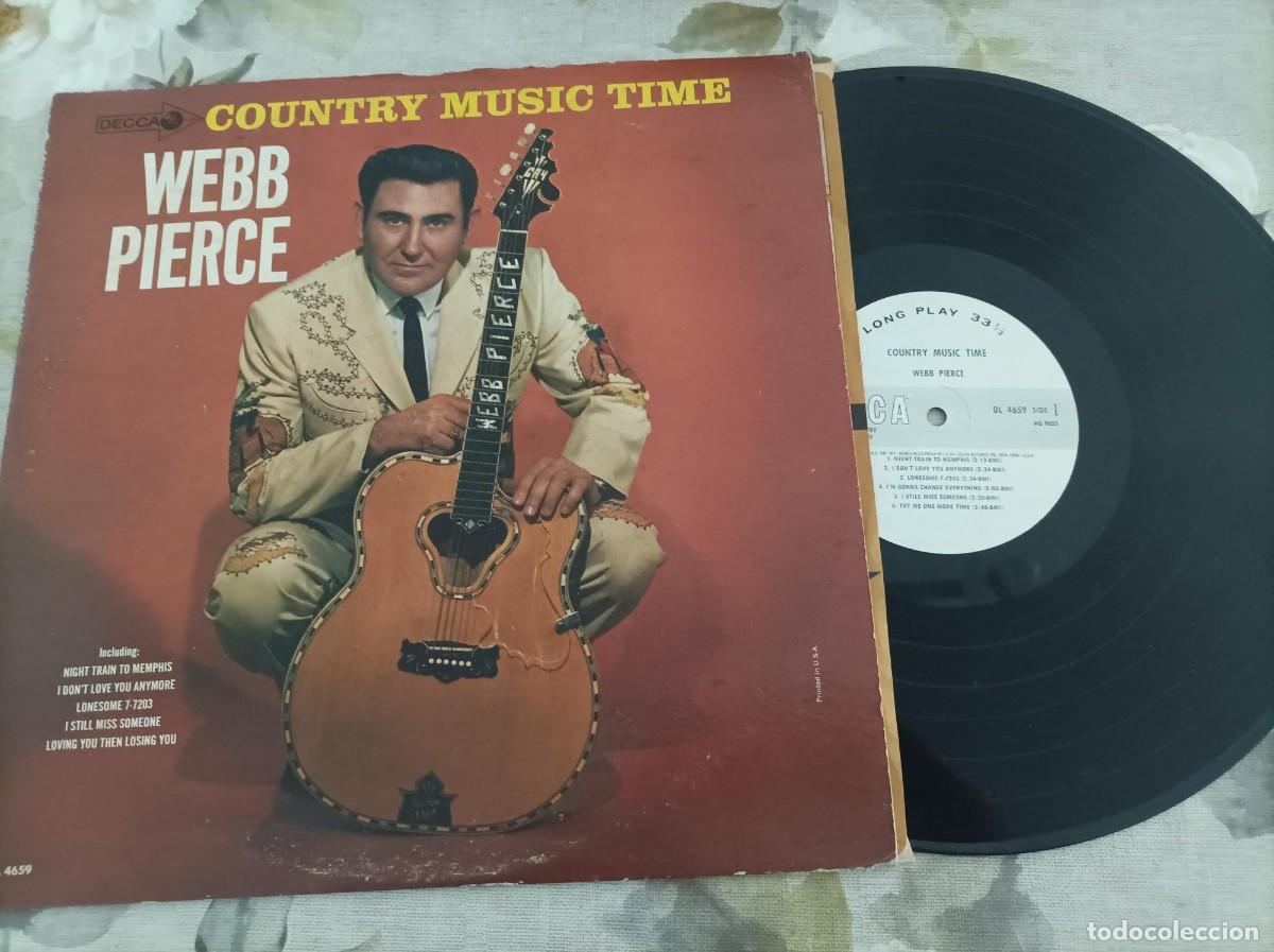 Discos de vinilo: Webb Pierce lp original USA PROMO- - Foto 1