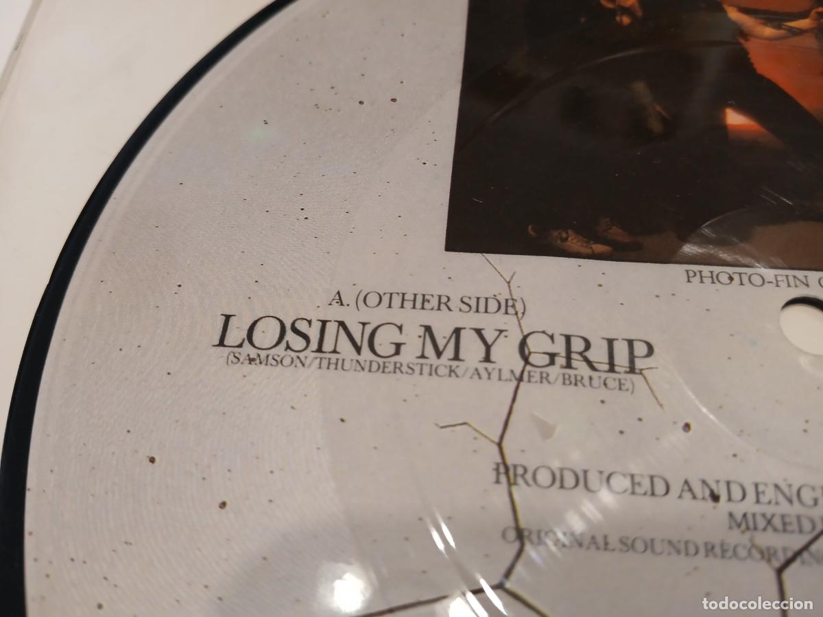 Discos de vinilo: Samson &lrm;&ndash; Losing My Grip- (1982) single picture disc - Foto 3