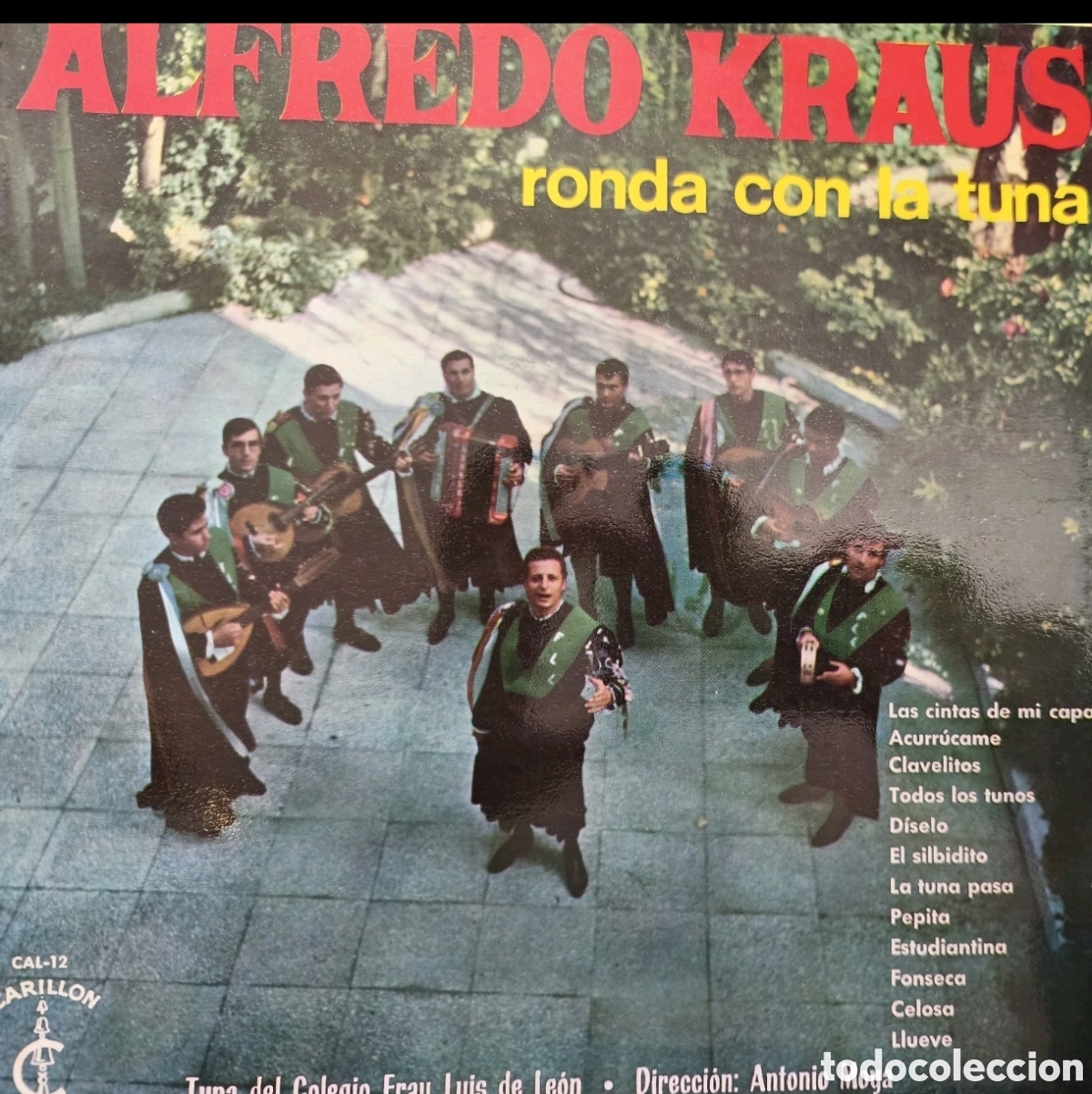 Discos de vinilo: Alfredo Kraus: ronda con la tuna - Foto 1