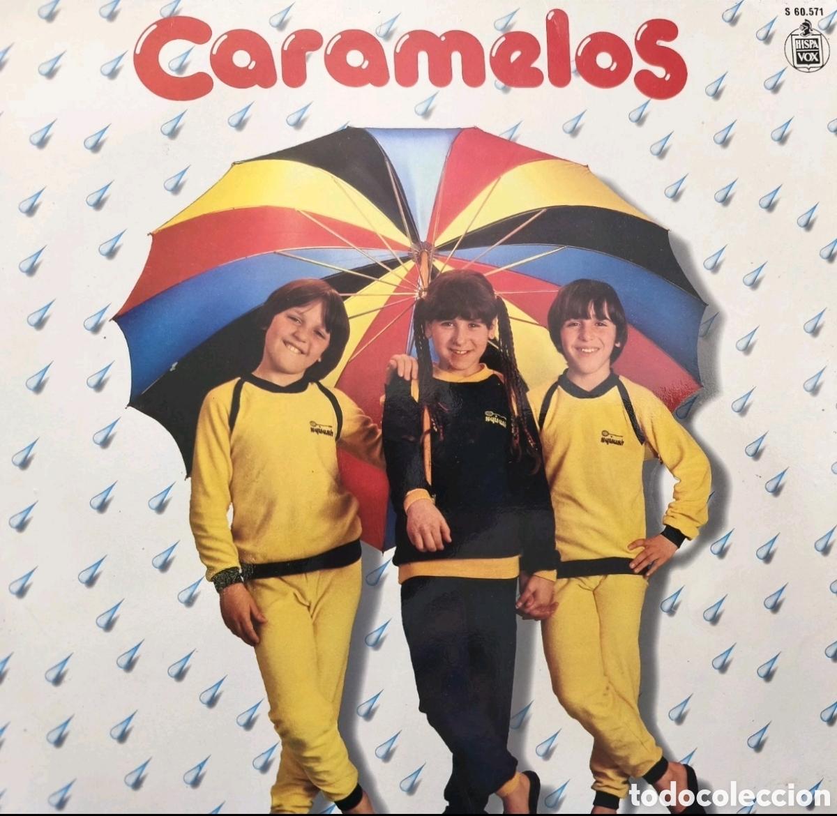Discos de vinilo: Caramelos (El ritmo de la lluvia, Chiquitina,...) - Foto 1