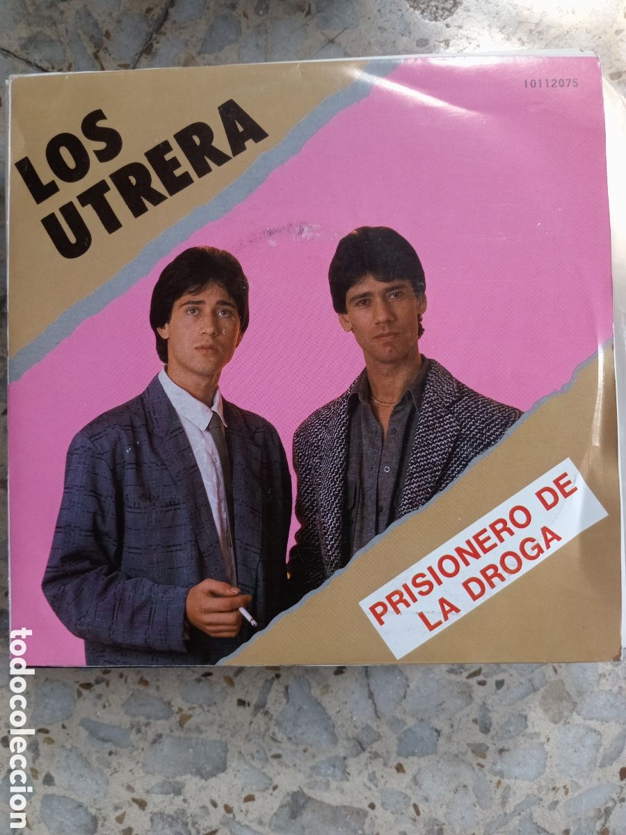 Discos de vinilo: SGL LOS UTRERA PRISIONERO DE LA DROGA 1987 PROMO - Foto 1