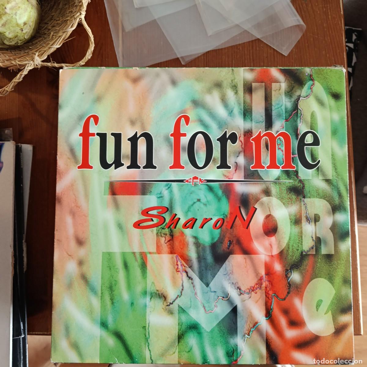 Discos de vinilo: SHARON - FUN FOR ME - 12&rdquo; MAXISINGLE MAX 1996 - Foto 1