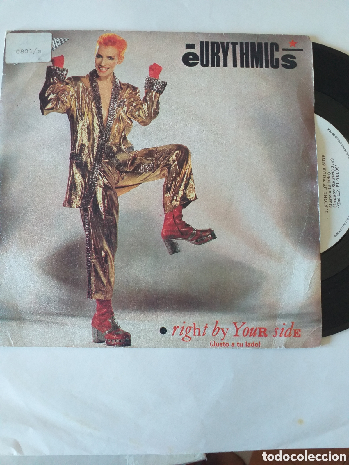 Discos de vinilo: Eurythmics Right by your side - Foto 1