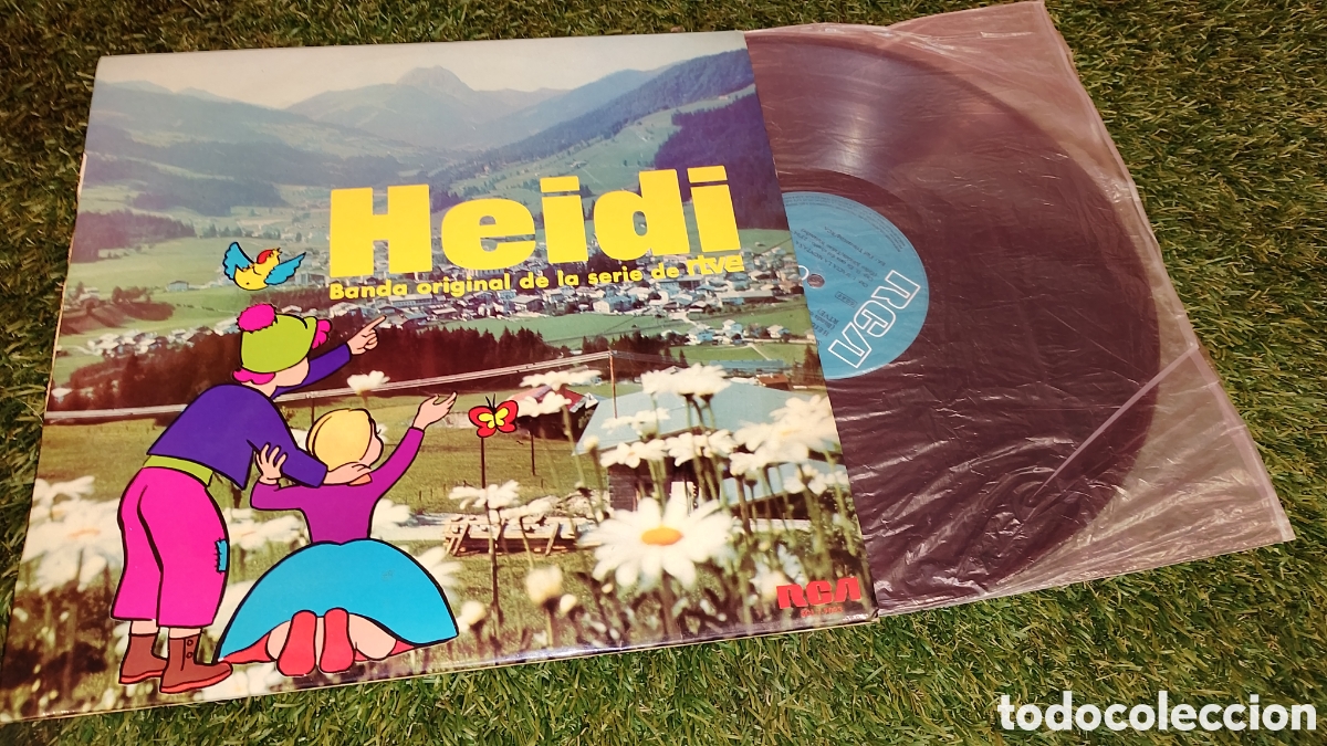 Discos de vinilo: LOTE DE 2 DISCOS DE LA BANDA SONORA DE HEIDI. - Foto 3