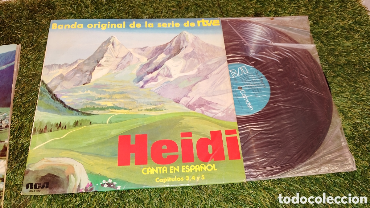 Discos de vinilo: LOTE DE 2 DISCOS DE LA BANDA SONORA DE HEIDI. - Foto 4