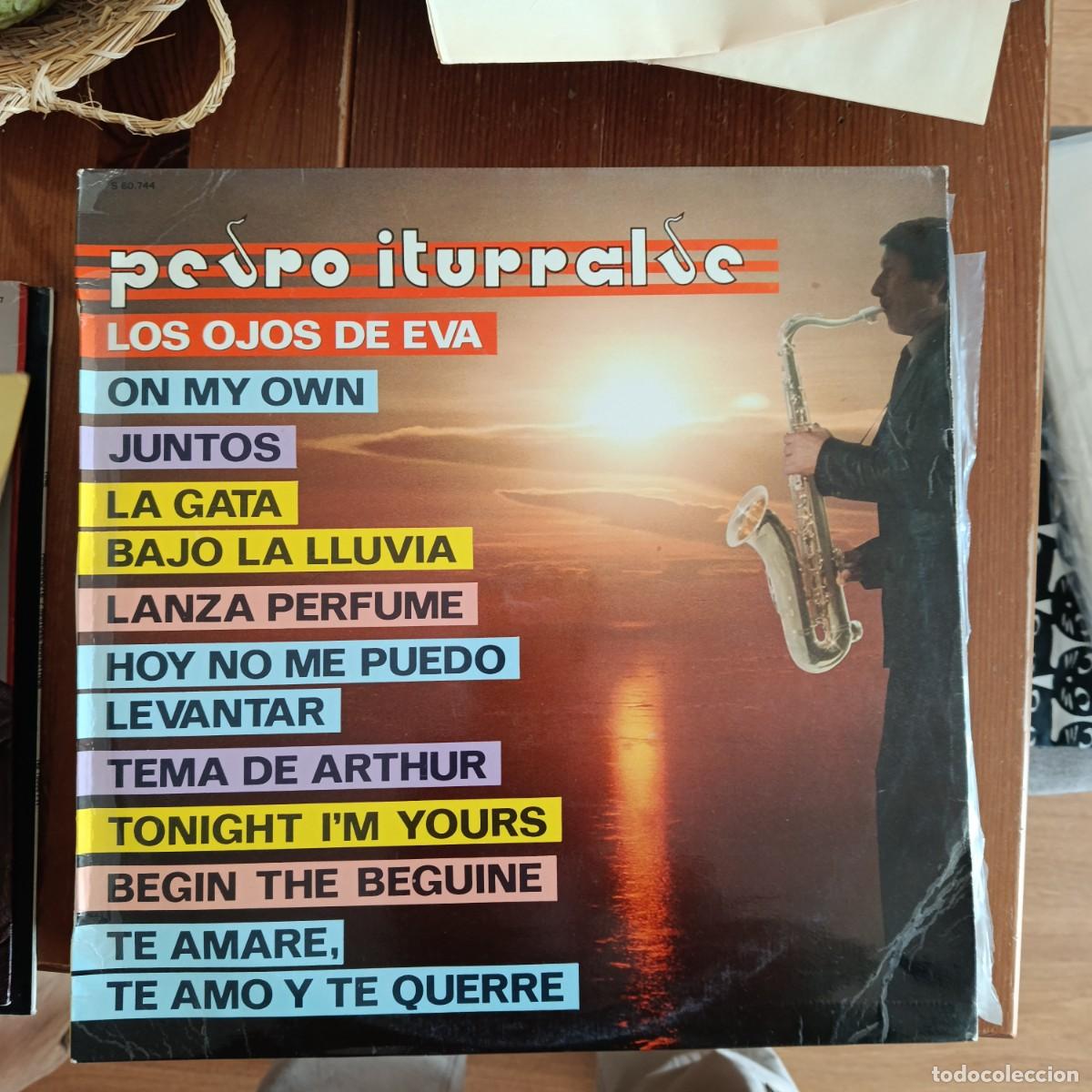 Discos de vinilo: PEDRO ITURRALDE - LOS OJOS DE EVA - LP HISPAVOX 1982 - Foto 1