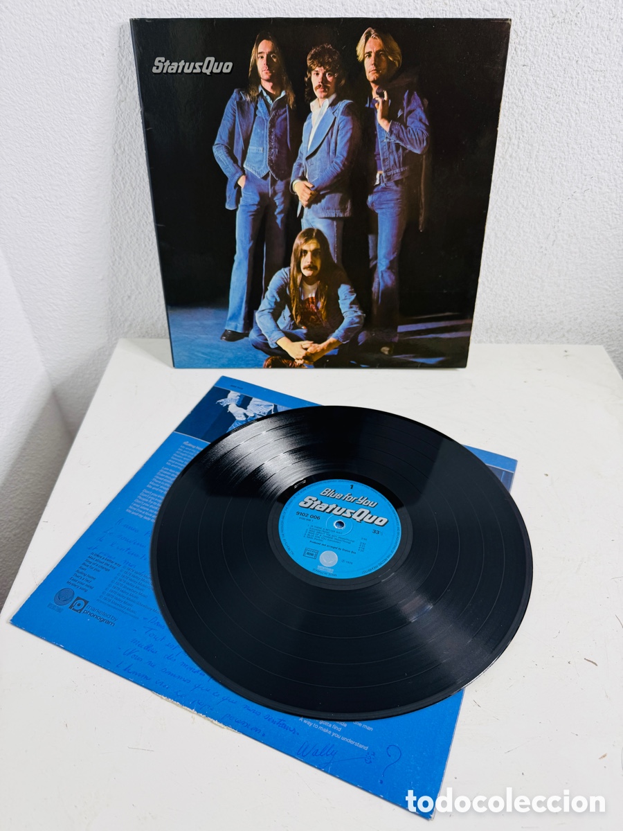 Discos de vinilo: Blue for you, Status Quo, disco (vinilo,LP) - Foto 6