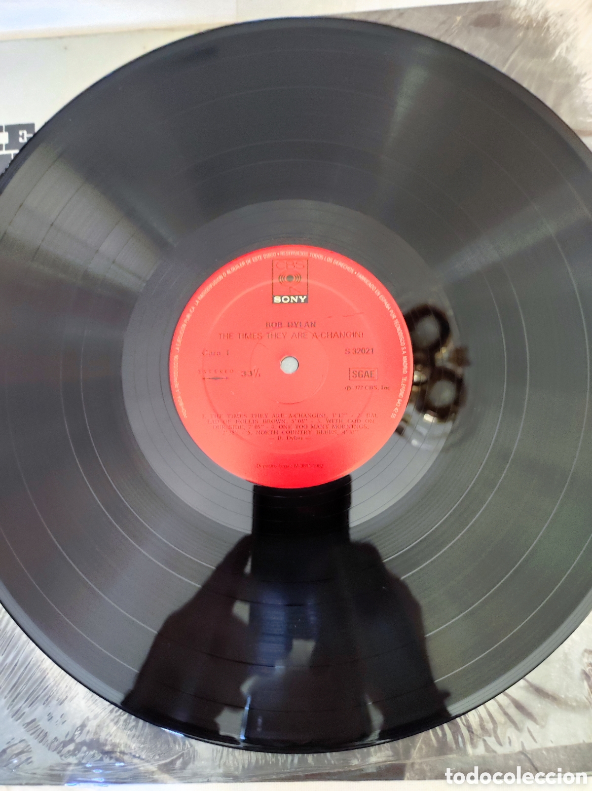 Discos de vinilo: BOB DYLAN - THR TIMES THEY ARE A-CHANGIN - Foto 3