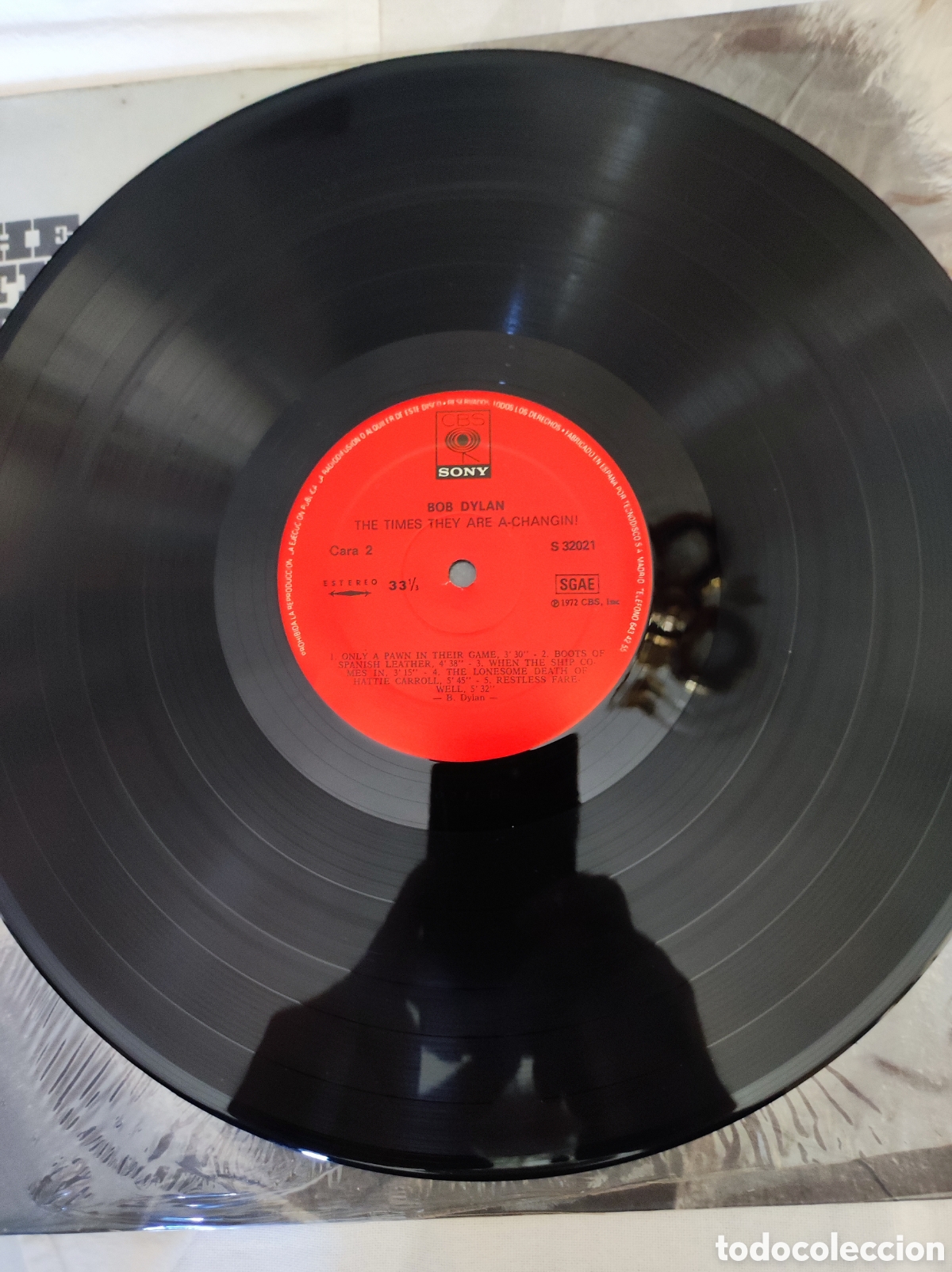 Discos de vinilo: BOB DYLAN - THR TIMES THEY ARE A-CHANGIN - Foto 4