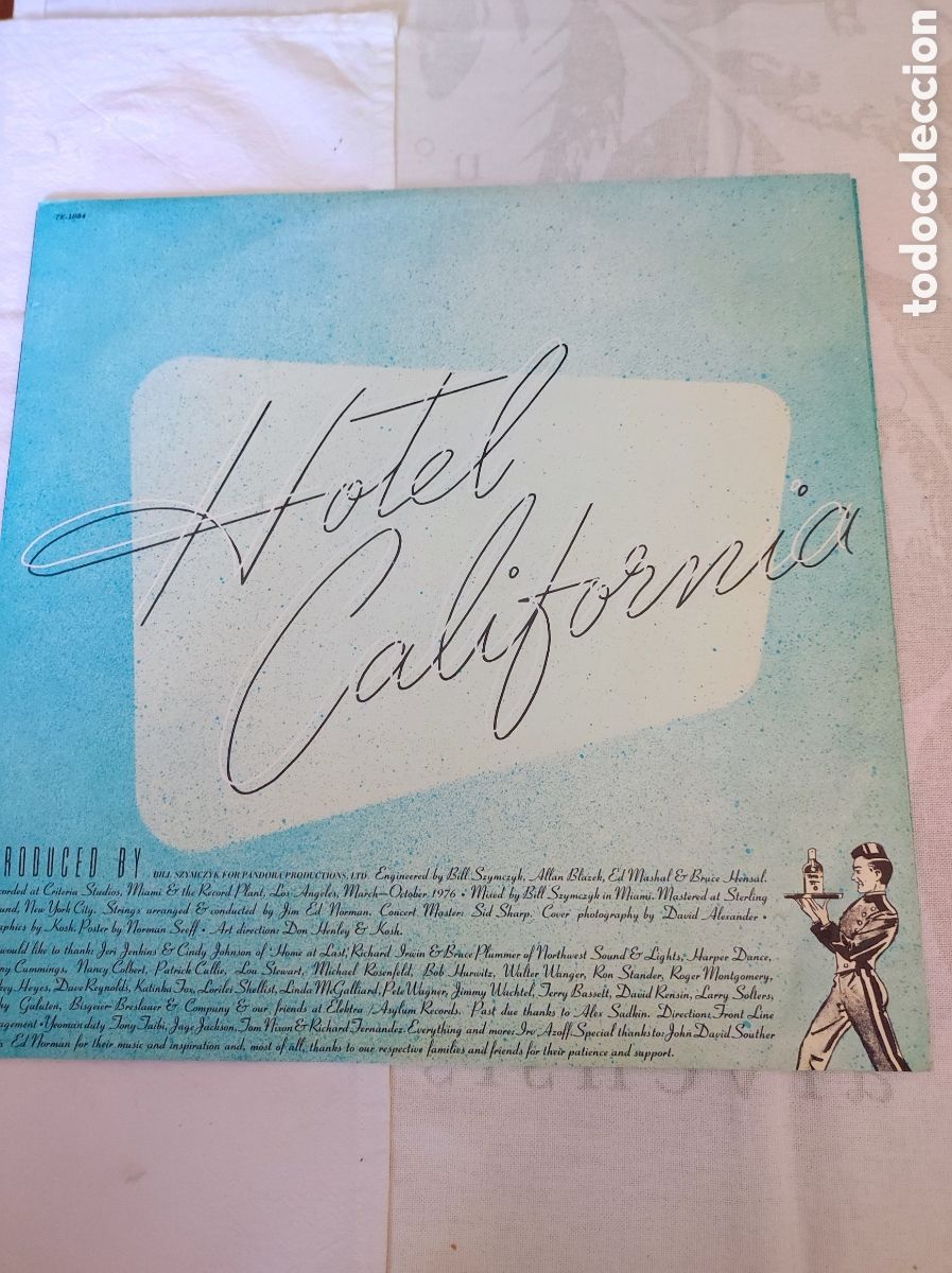 Discos de vinilo: EAGLES - HOTEL CALIFORNIA - Foto 5