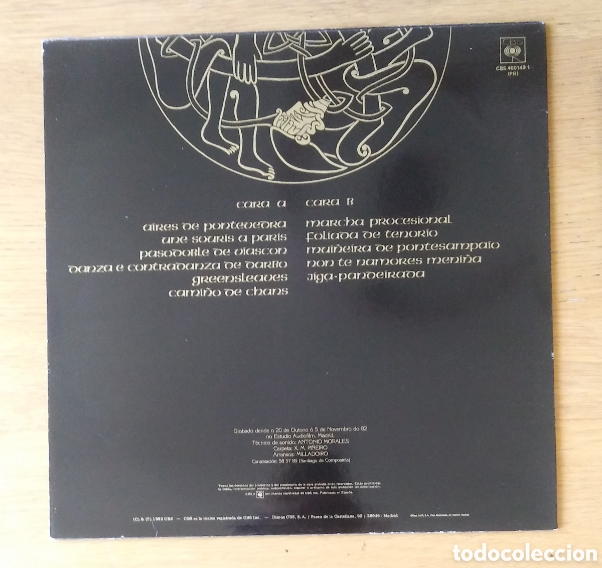 Discos de vinilo: MILLADOIRO: &rdquo;3&rdquo; LP VINILO 1987 - FOLK - Foto 2