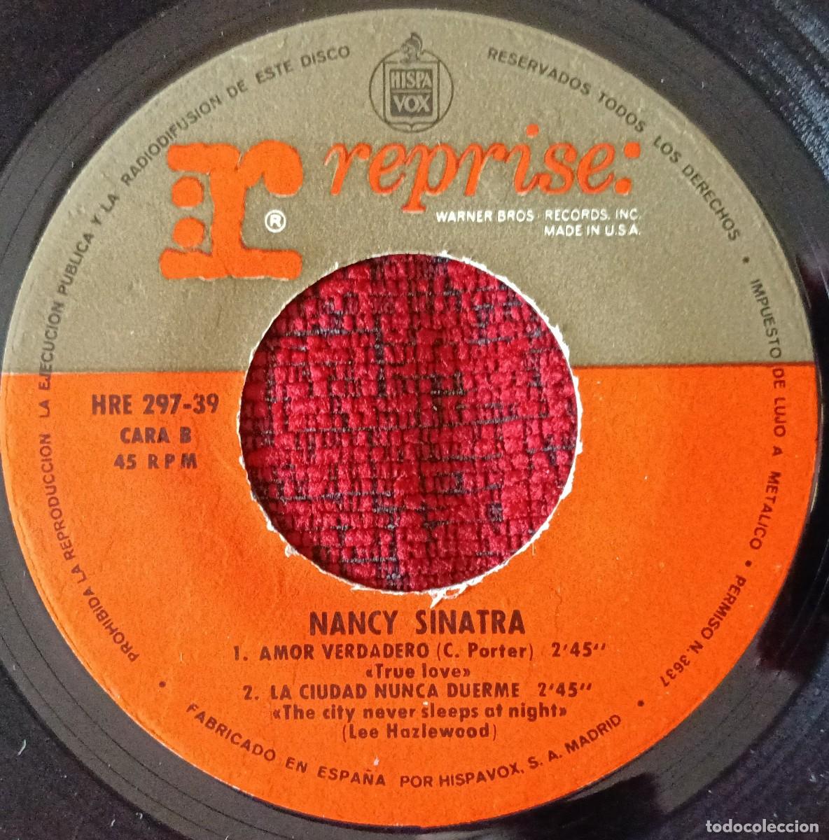 Discos de vinilo: NANCY SINATRA ** Estas Botas Son Para Caminar ** EP SINGLE VINILO 1965 - Foto 4